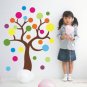 color tree 2 Decor Wall Sticker 59"