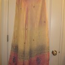 Size 4-6 (MED) Long Silk Skirt