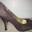 Steve Madden Chocolate Brown Suede Pumps