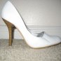 Leather White Pumps