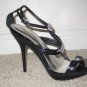 Black 4" Heel Sandals