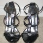 Black 4" Heel Sandals