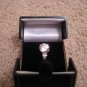 3 Stone Britney Spears Inspired Solig White Gold Ring