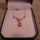 Tri-colored Solid Gold Necklace