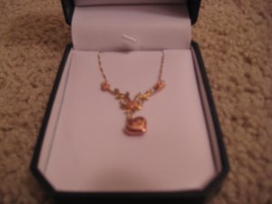 Tri-colored Solid Gold Necklace