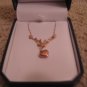 Tri-colored Solid Gold Necklace