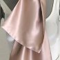 Rose Dust Silk Scarf, Double Layer Pure Charmeuse Silk, ARTINSILK
