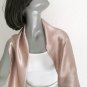 Rose Dust Silk Scarf, Double Layer Pure Charmeuse Silk, ARTINSILK