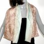 Brown Cedar Scarf, Hand Painted Silk, Truffle, Caramel, Honey, Unique, JOSSIANI.