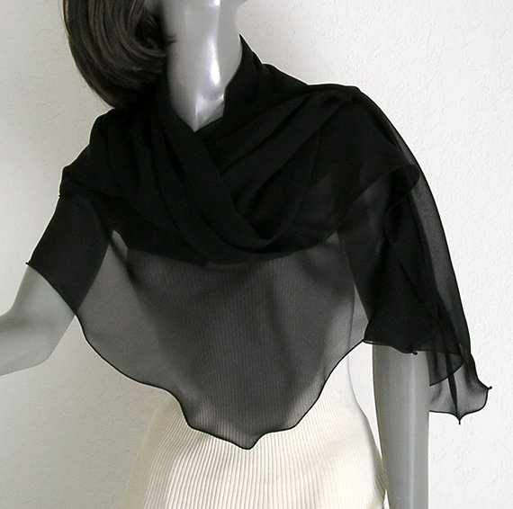 black evening wraps with sleeves