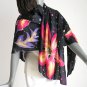 Unique Hand Painted Silk Scarf florals, Large Square by JOSSIANI