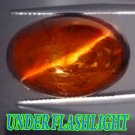 34.49 CT.HUGE RARE NATURAL OV CAT'S EYE HONEY APATITE