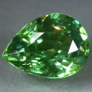 2.07CT.VVS Certified Firely Natural Pear 7*9 Vivid Green Red Spark Demantoid 翠榴石