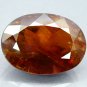 20.39 CT.RARE BIG NATURAL OV FACET ORANGE HESSONITE GARNET