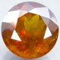 6.3 CT.RARE NATURAL RD MANDARIN HESSONITE GARNET NR