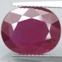 8.12 CT.RARE COLOR NATURAL 100% OVAL RICH RED RUBY