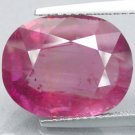 10.15 CT.JUICY NATURAL OVAL PINK RED MADAGASCAR RUBY
