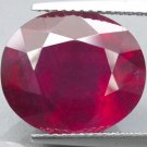10.12 CT.RARE COLOR NATURAL OVAL TOP HOT RED RUBY