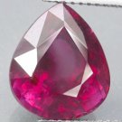 10.03 CT.RARE COLOR NATURAL 100% PEAR HOT RED RUBY