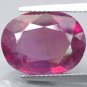 9.53 CT.NATURAL 100% BIG OVAL MADA PURPLE RED RUBY