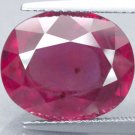 9.1 CT.BIG NATURAL100% OVAL JUICY RED MADAGASCAR RUBY
