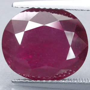 6.16 CT.BIG NATURAL100% OVAL MADAGASCAR RED RUBY
