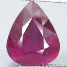 12.12 CT.RARE COLOR NATURAL 100% PEAR RICH RED RUBY