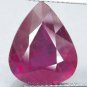 12.12 CT.RARE COLOR NATURAL 100% PEAR RICH RED RUBY