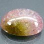 15.28 CT.NATURAL OVAL GREEN PINK WATER MELON BI TOURMALINE NR