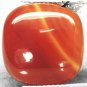 10.38 CT.BIG NATURAL CUSHION RICH CRYSTAL YELLOW RED ORANGE LAYERS SARDONYX