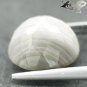 5.17 CT.RARE NATURAL ROUND BANDED MILKY WHITE HONEY BROWN ZEBRA SARDONYX