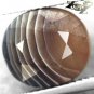 5.1 CT.ULTRA RARE NATURAL OVAL MILKY WHITE HONEY RED LAYERS ZEBRA SARDONYX GEM
