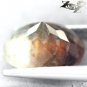3.26 CT.RARE NATURAL OVAL HONEY BROWN PLANT CLEAR CRYSTAL LAYER ZEBRA SARDONYX