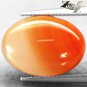 8.09 CT.VVS 1 RARE NATURAL OVAL HALF YELLOW RICH ORANGE BI COLOR SARDONYX GEMS