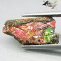 4.22 CT.RARE QUALITY NATURAL IRIDESCENT PLAY COLOR 2 SIDE DRAGON SKIN AMMOLITE