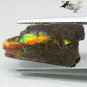 4.22 CT.RARE QUALITY NATURAL IRIDESCENT PLAY COLOR 2 SIDE DRAGON SKIN AMMOLITE