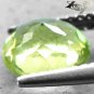 FIRELY RARE NEW MINE NATURAL PEAR RICH OLIVE GREEN TANZANIA APATITE 1.97 CT.GEM