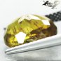 4.34 CT.BIG RARE NATURAL OVAL RICH OLIVE GREEN YELLOW MULTI COLOR TANZANIA APATITE