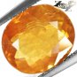 5.79 CT.ULTRA RARE NEW MINE NATURAL OVAL RICH HONEY ORANGE TANZANIA APATITE GEM