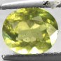 RARE COLOR NEW MINE NATURAL OVAL RICH OLIVE GREEN TANZANIA APATITE 1.72 CT.LIMITED