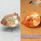 3.44 CT.RARE NATURAL PEAR RICH SALMON PEACH COLOR SHIFT FRANCE FERRO AXINITE GEM