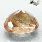 7.33 CT.BIG RARE NATURAL OVAL COLOR SHIFT CHAMPAGNE FRANCE FERRO AXINITE GEM