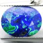 6.77 CT.RARE QUALITY NATURAL OVAL HARD ROYAL BLUE GREEN AZURITE MALACHITE