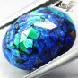6.77 CT.RARE QUALITY NATURAL OVAL HARD ROYAL BLUE GREEN AZURITE MALACHITE