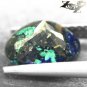 2.14 CT.RARE PATTERN NATURAL OVAL HARD RICH AZURE BLUE GREEN AZURITE MALACHITE