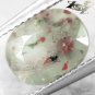 2.43 CT.UNIQUE RARE NATURAL CRYSTAL WHITE RED SPOTS GECKO SKIN BLOODSTONE GEM