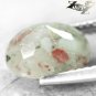2.43 CT.UNIQUE RARE NATURAL CRYSTAL WHITE RED SPOTS GECKO SKIN BLOODSTONE GEM
