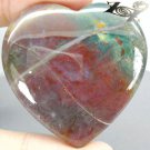 91.67 CT.VERY BIG NATURAL HEART AFRICA STRONG GREEN RED COLOR BLOODSTONE