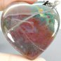 91.67 CT.VERY BIG NATURAL HEART AFRICA STRONG GREEN RED COLOR BLOODSTONE