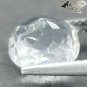 3 CT.RARE FULL RAINBOW FIRE NATURAL OVAL DIAMOND FLAHS MADAGAS WHITE CALCITE GEM